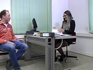 Office Sexy Babe Loves To Be Used At Work